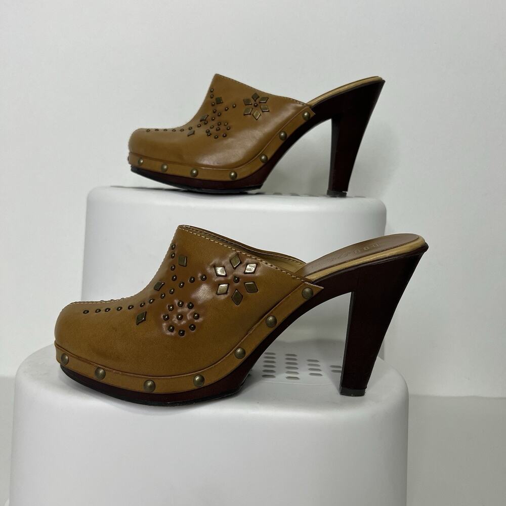 Rouge Women’s Size 9 Swing Studded Mules Clogs Slip On Cowgirl Rodeo Country